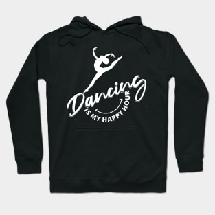 Black Ballerina Happy Hour Dancing Shirt Hoodie